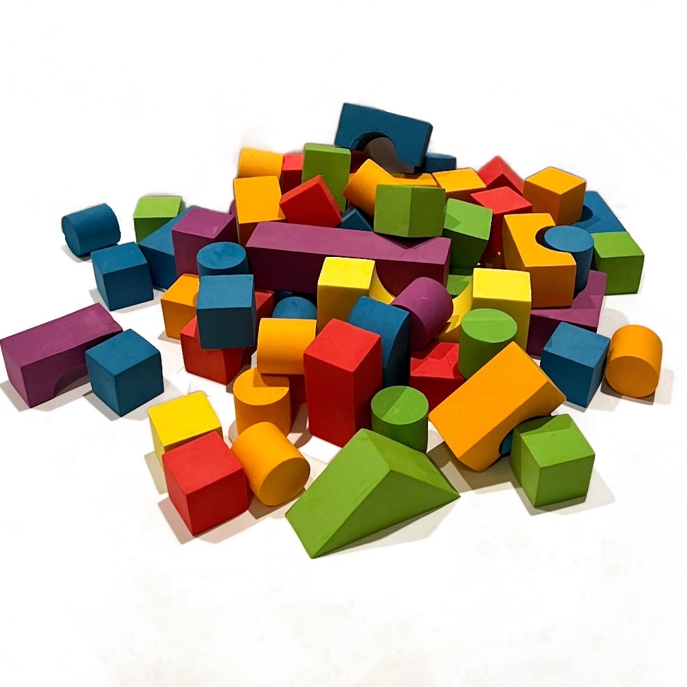 Colorful Foam Building Blocks